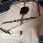 LEFTSIDE Embroidery Thread Small PU Leather Crossbody Bags photo review